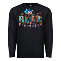 Black American Papa 4th of july Premium Sweatshirt - CowGirlArtShop