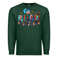 Sports Green American Papa 4th of july Premium Sweatshirt - CowGirlArtShop