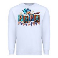 White American Papa 4th of july Premium Sweatshirt - CowGirlArtShop