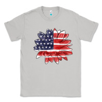 Moon Dust american flag sunflower Classic Tee - MaliasSmallBusiness
