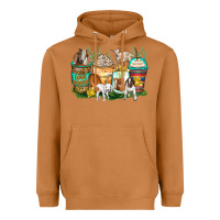 Meerkat goats coffee cups Heavyweight Hoodie - Zillion Design Studio