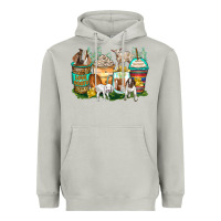 Moon Dust goats coffee cups Heavyweight Hoodie - Zillion Design Studio
