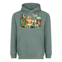 Sage goats coffee cups Heavyweight Hoodie - Zillion Design Studio