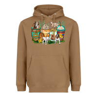 Toasted Coconut goats coffee cups Heavyweight Hoodie - Zillion Design Studio