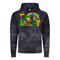Cloud Black lucky with st patricks elements Vintage Hoodie - AdoDesignShop
