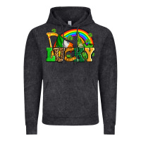 Vintage Black lucky with st patricks elements Vintage Hoodie - AdoDesignShop