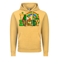 Lucky With St Patricks Elements Vintage Hoodie | Teevron