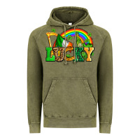 Vintage Olive lucky with st patricks elements Vintage Hoodie - AdoDesignShop