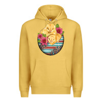 Antique Gold hatched egg easter chicks Premium Hoodie - Artiststas