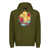 Army Green hatched egg easter chicks Premium Hoodie - Artiststas
