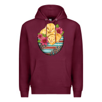 Burgundy hatched egg easter chicks Premium Hoodie - Artiststas