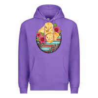 Purple hatched egg easter chicks Premium Hoodie - Artiststas