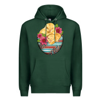 Sports Green hatched egg easter chicks Premium Hoodie - Artiststas