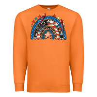 Carrot American rainbow 4th of july Premium Sweatshirt - CowGirlArtShop