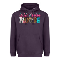 Plum wife mom nurse Heavyweight Hoodie - texasbilliewilder