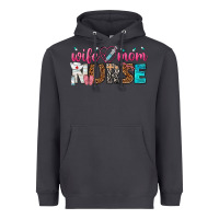 Smoke wife mom nurse Heavyweight Hoodie - texasbilliewilder