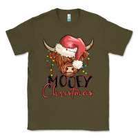 Army Green mooey christmas Classic Tee - MaliasSmallBusiness