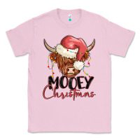 Bubblegum Pink mooey christmas Classic Tee - MaliasSmallBusiness