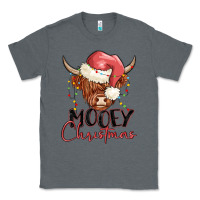 Charcoal Heather mooey christmas Classic Tee - MaliasSmallBusiness