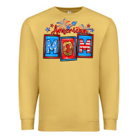 Antique Gold American mom Premium Sweatshirt - Neo Western