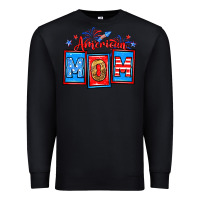 Black American mom Premium Sweatshirt - Neo Western