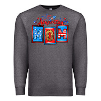 Charcoal Heather American mom Premium Sweatshirt - Neo Western