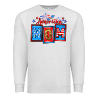 Oatmeal Heather American mom Premium Sweatshirt - Neo Western