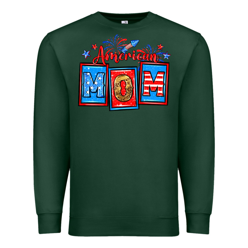 American Mom Premium Sweatshirt by Neo Western | Teevron