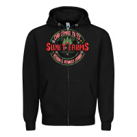 Black Christmas swiftmas Zipper Hoodie - MaliasSmallBusiness