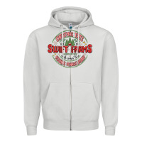 Dove Grey Christmas swiftmas Zipper Hoodie - MaliasSmallBusiness