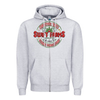 Heather Grey Christmas swiftmas Zipper Hoodie - MaliasSmallBusiness