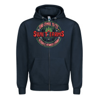 Navy Christmas swiftmas Zipper Hoodie - MaliasSmallBusiness