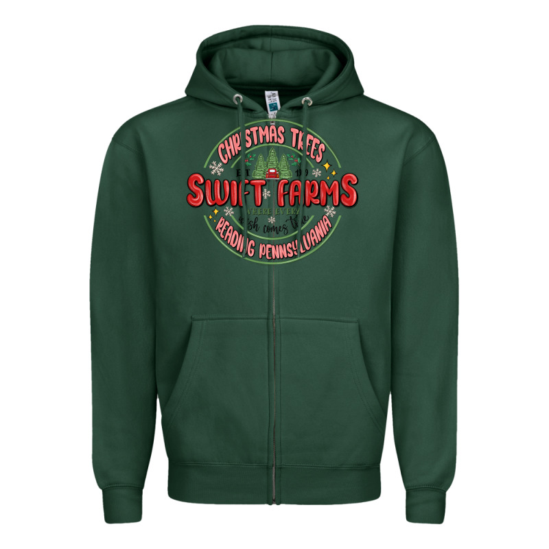 Christmas Swiftmas Zipper Hoodie by MaliasSmallBusiness | Teevron