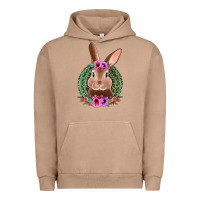 Pigment Burro western leopard and flowers easter bunny Urban Hoodie - Jasminsmagicworld