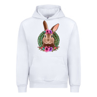 White western leopard and flowers easter bunny Urban Hoodie - Jasminsmagicworld
