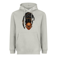 Moon Dust afro woman faux jumbo locs Heavyweight Hoodie - texasbilliewilder