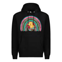 Black hatched egg easter chicks rainbow Premium Hoodie - Artiststas
