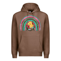 Chestnut hatched egg easter chicks rainbow Premium Hoodie - Artiststas