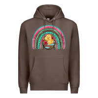 Coffee hatched egg easter chicks rainbow Premium Hoodie - Artiststas