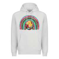 Dove Grey hatched egg easter chicks rainbow Premium Hoodie - Artiststas
