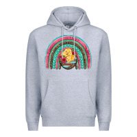 Heather Grey hatched egg easter chicks rainbow Premium Hoodie - Artiststas