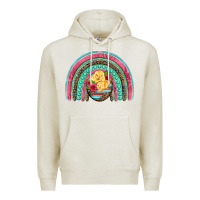 Oatmeal Heather hatched egg easter chicks rainbow Premium Hoodie - Artiststas