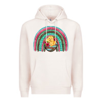 Pale Pink hatched egg easter chicks rainbow Premium Hoodie - Artiststas