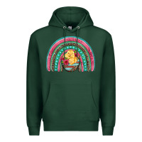 Sports Green hatched egg easter chicks rainbow Premium Hoodie - Artiststas