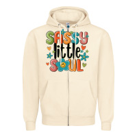 Sandshell sassy little soul smiley Zipper Hoodie - MaliasSmallBusiness