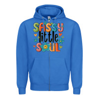 True Royal sassy little soul smiley Zipper Hoodie - MaliasSmallBusiness