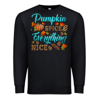 Black pumpkin spice everything nice Premium Sweatshirt - HRA Design Shop