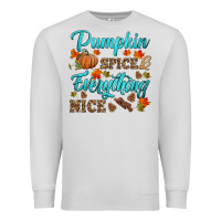 Dove Grey pumpkin spice everything nice Premium Sweatshirt - HRA Design Shop