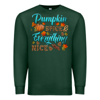 Sports Green pumpkin spice everything nice Premium Sweatshirt - HRA Design Shop