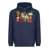 Navy dominican republic coffee cups Heavyweight Hoodie - Zillion Design Studio